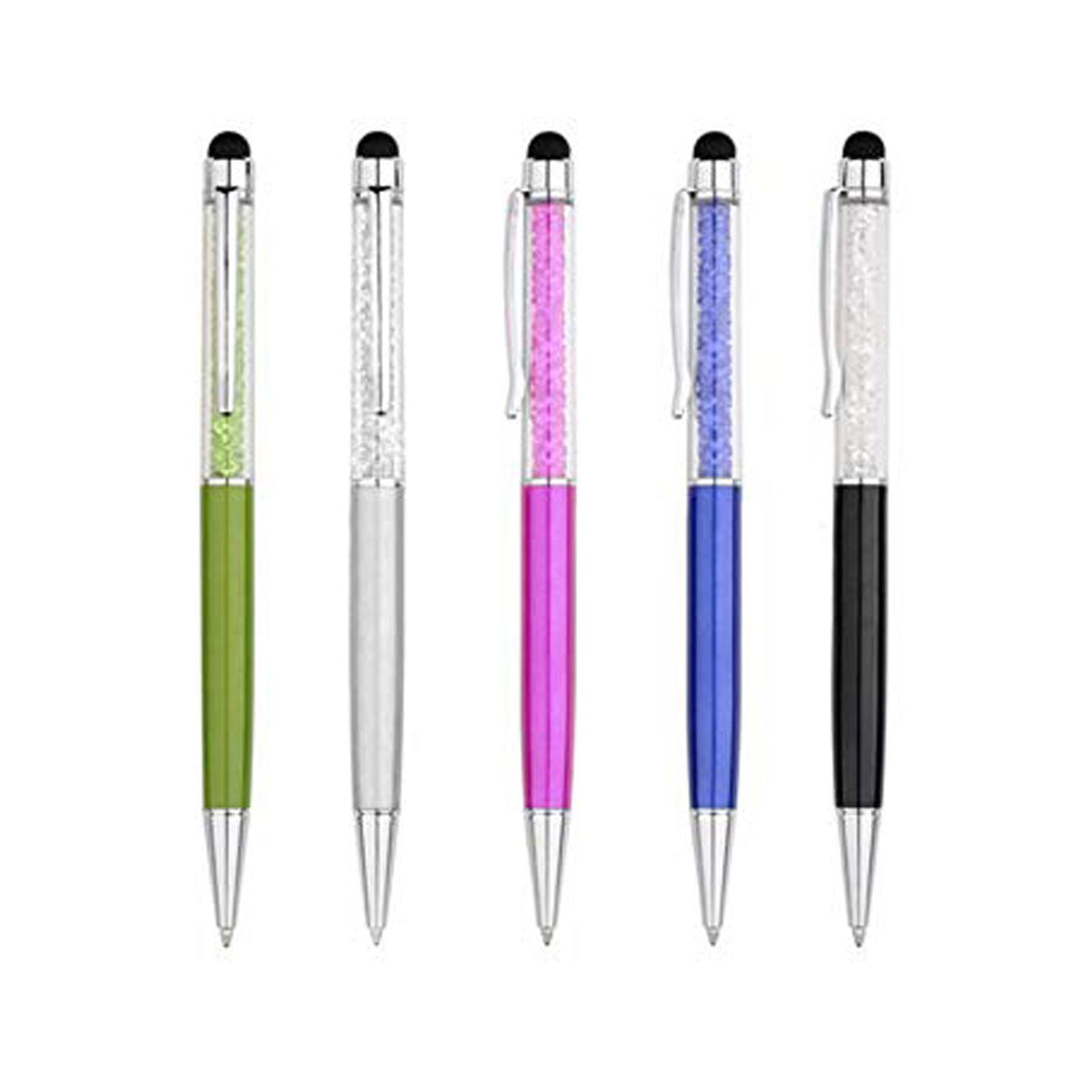Ball Point Gift Pen With Real Crystal Elements Black Ink