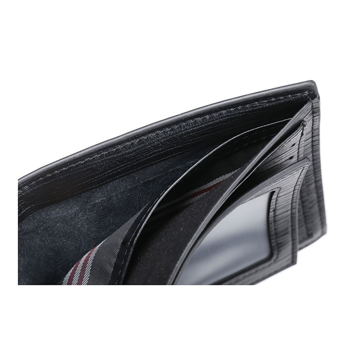 GENUINE Leather Wallet Mens Black With Card Holder ID SIM Gift Present