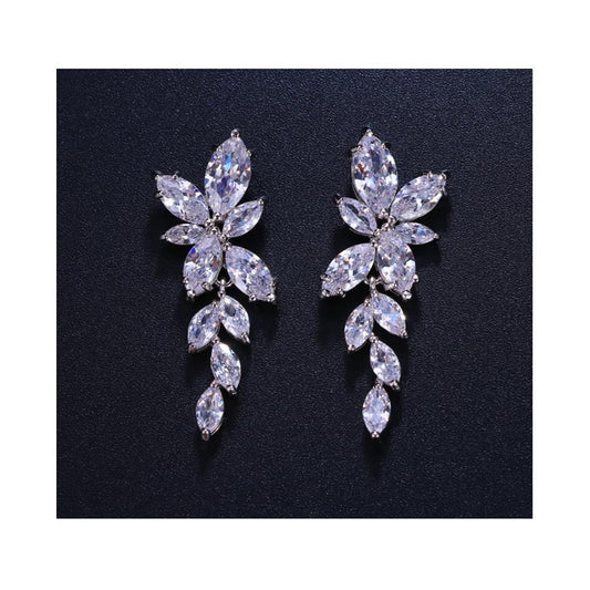 Charles William Premium Earrings Quality Diamond Look CZ Stone