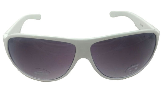 Icon Eyewear White Sunglasses UV Protection Summer Sun Bright Snow Ski Silver FREE UK