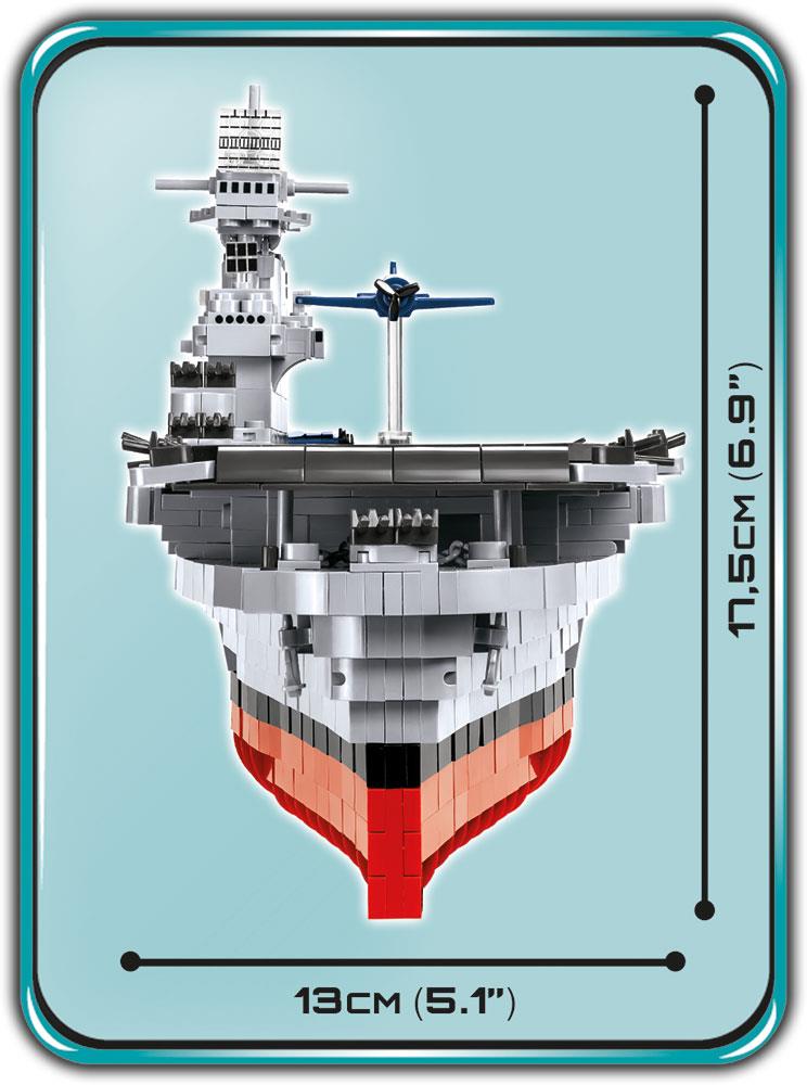 Cobi USS Enterprise Huge Boat Ship 2510 Piece Compatible Building Bricks Age 8+