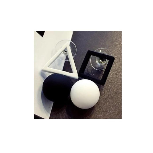 Charles William Triangle Square Circle Shape Round Unique Earring Jewellery Ear Ring