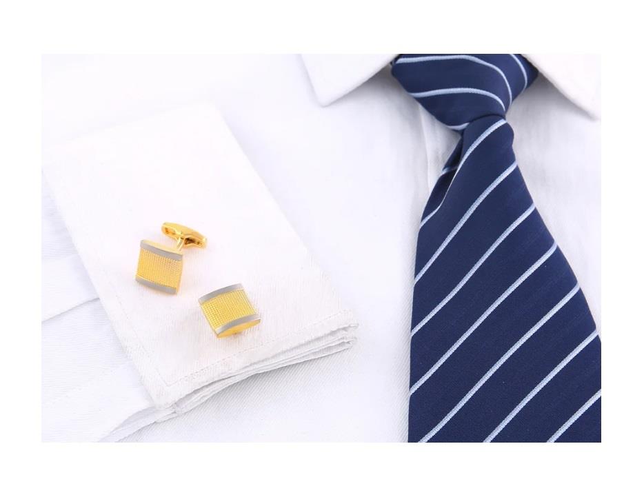 Gold and Silver Cufflinks in Stunning Combo