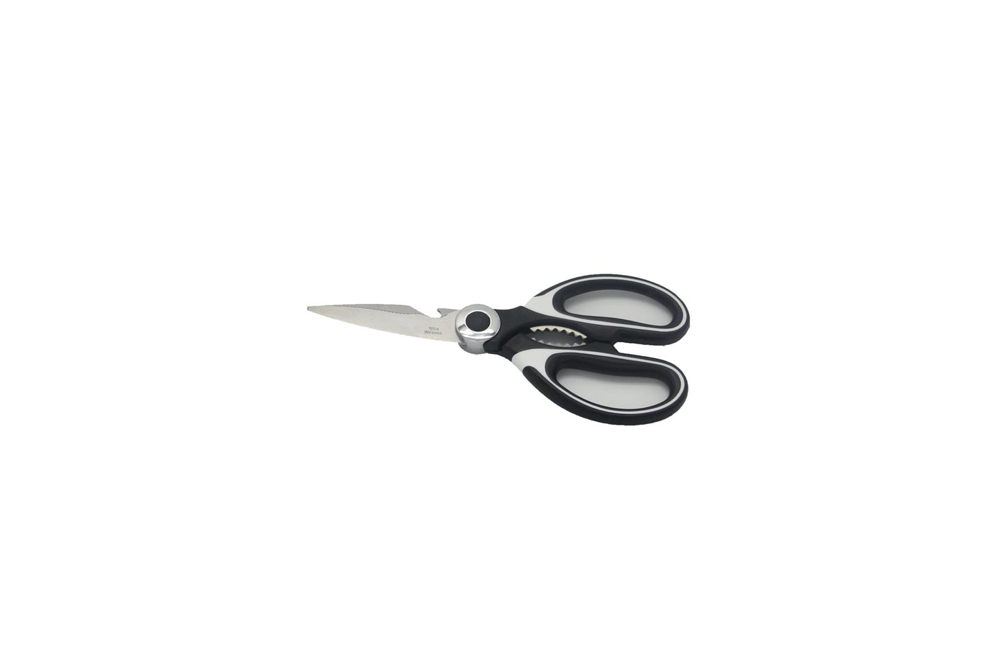 Heavy Duty Kitchen Scissors Stainless Steel Blades Bottle Opener Non Slip Nut Cracker