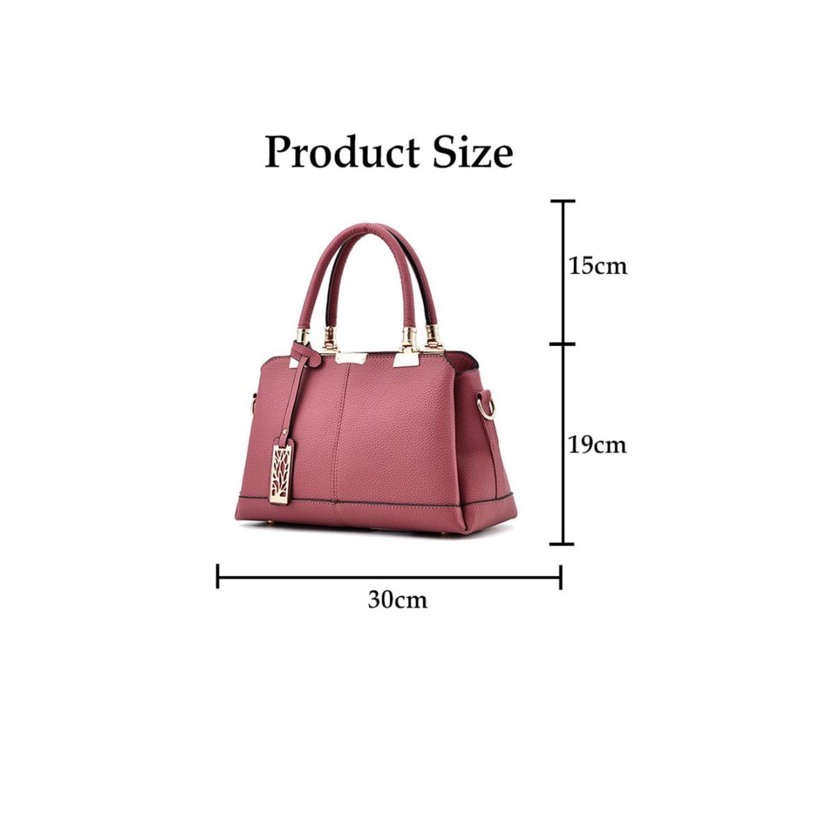 Ladies Designer Handbag with Strap and Handle for Shoulder - Leather Bag