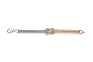 Rose Gold and Silver Bracelet from Fine Italian Designed Jewellery