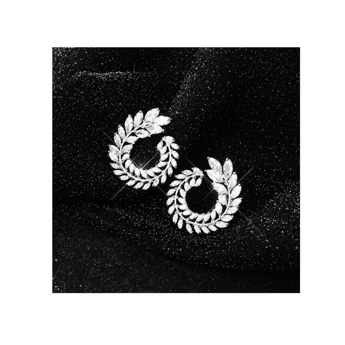 Charles William Gold Earring Statement Circle Round Jewellery Ladies Teens Woman