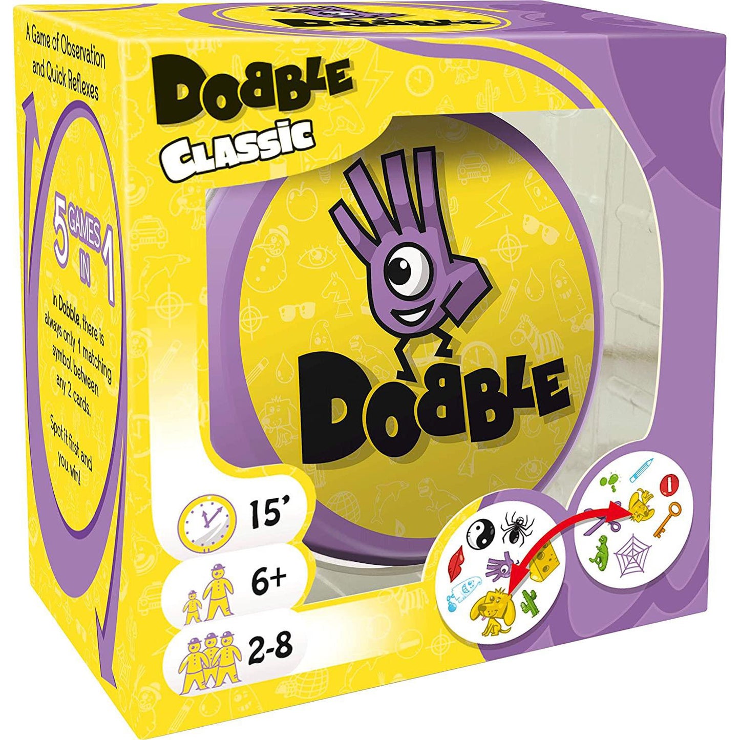 Official Dobble Game Family Card Games Party Fun