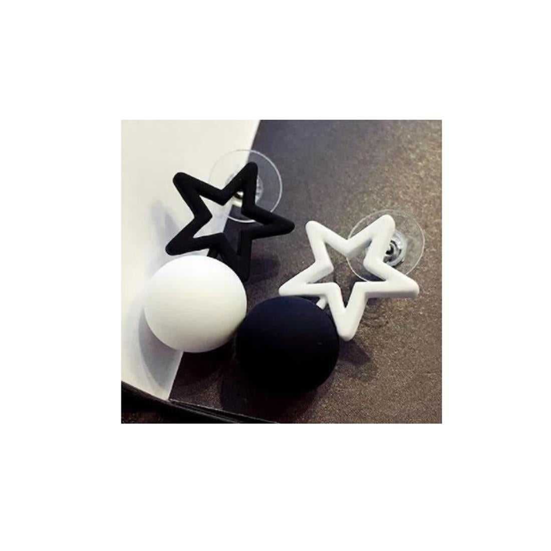 Charles William Star and Circle Unique Earring