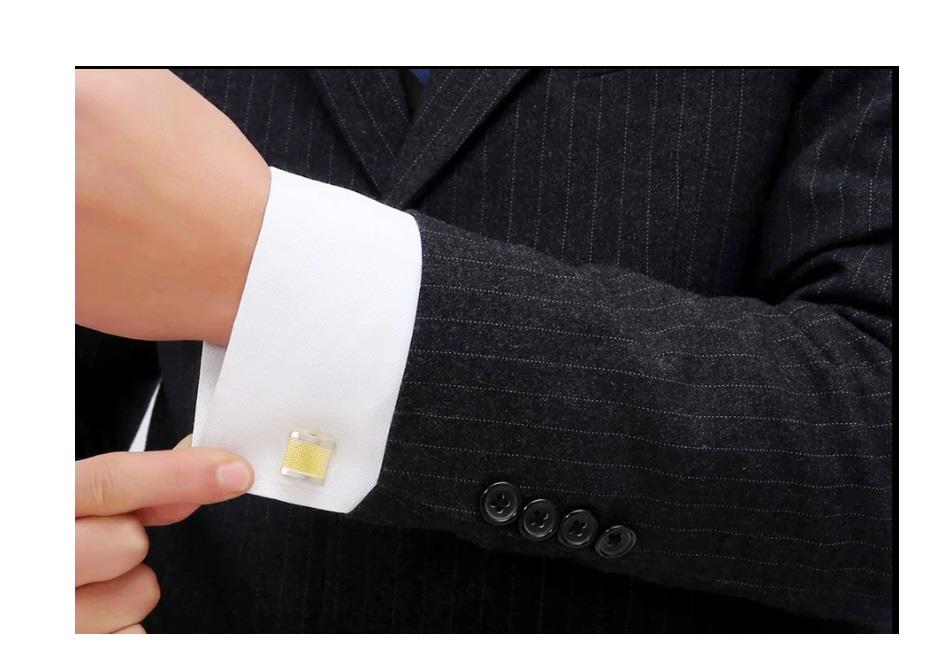 Gold and Silver Cufflinks in Stunning Combo