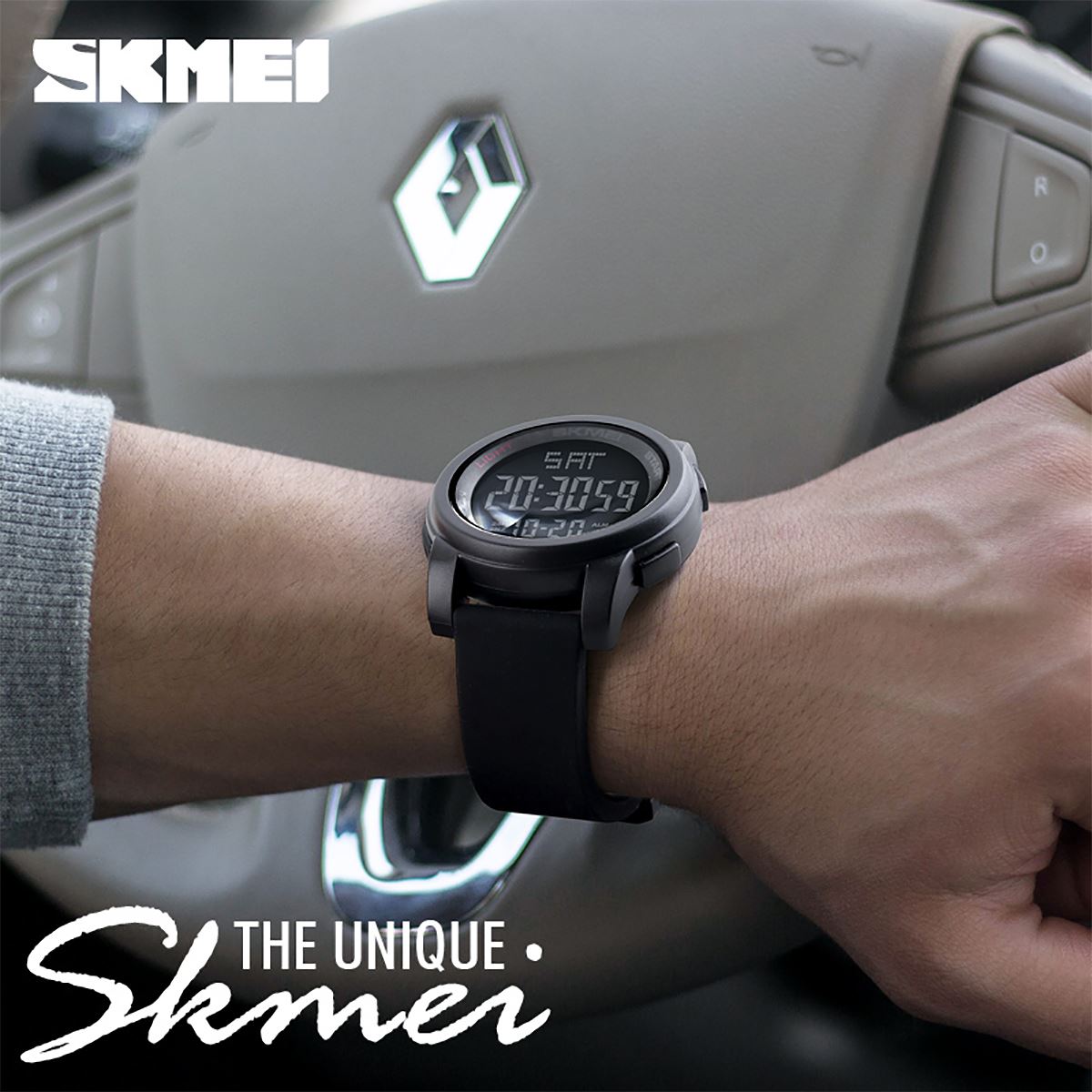 Skmei Digital Watch with Stopwatch and Alarm