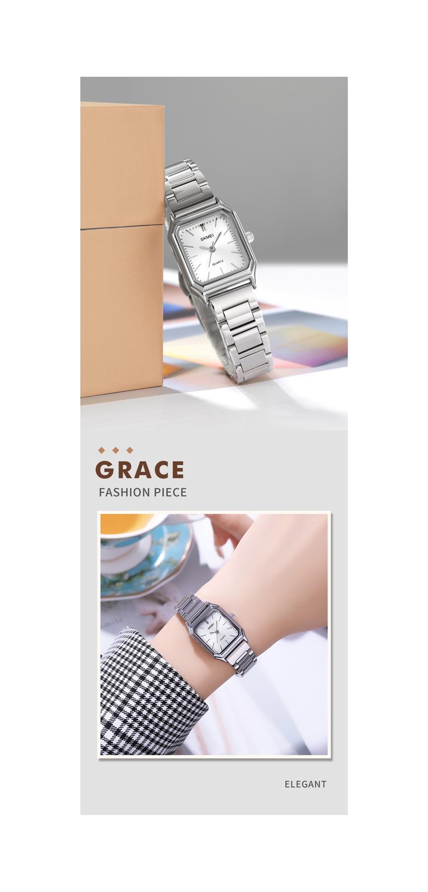 Stunning Silver Watch Classy Design with High Quality Beautiful Strap