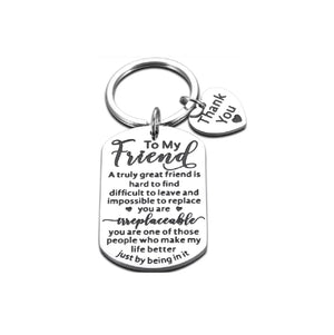 Thank You For Being Awesome Novelty Keyring Keychain Appreciation Gift Loved Ones