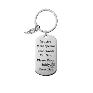 Thank You Novelty Keyring Gift Friends Family Appreciation Love Awesome Keychain