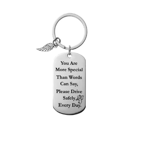 Thank You Novelty Keyring Gift Friends Family Appreciation Love Awesome Keychain