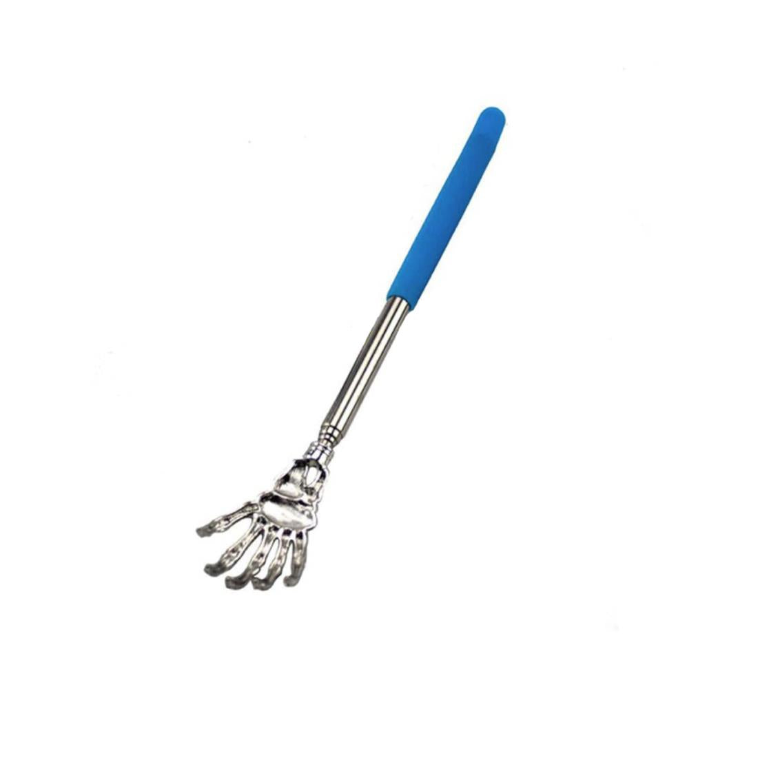 Skeleton Hand Back Scratcher with Long Reach Extendable Rubber Grip Arm
