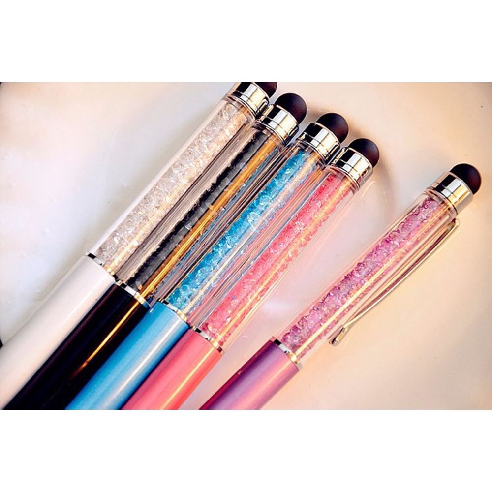 Ball Point Gift Pen With Real Crystal Elements Black Ink