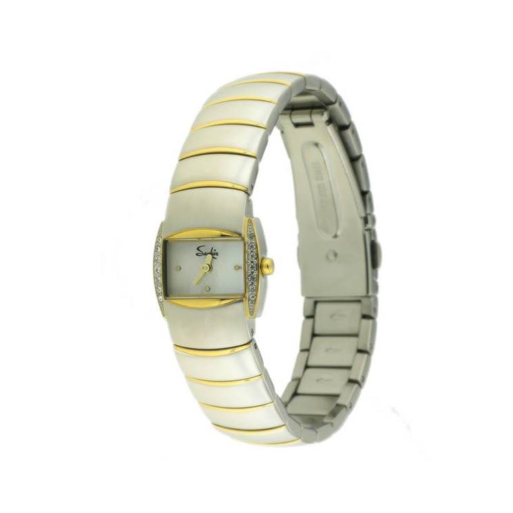 Saphir Ladies Bracelet Watch With Side Encrusted Stones 210045G-7