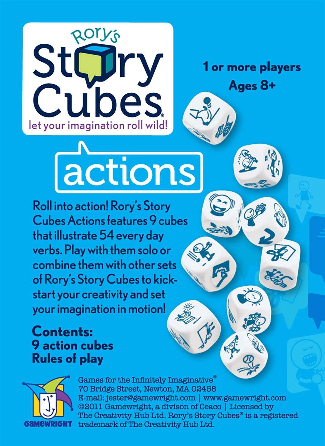 Official Rory's Story Cubes Game: Actions Family Home Fun