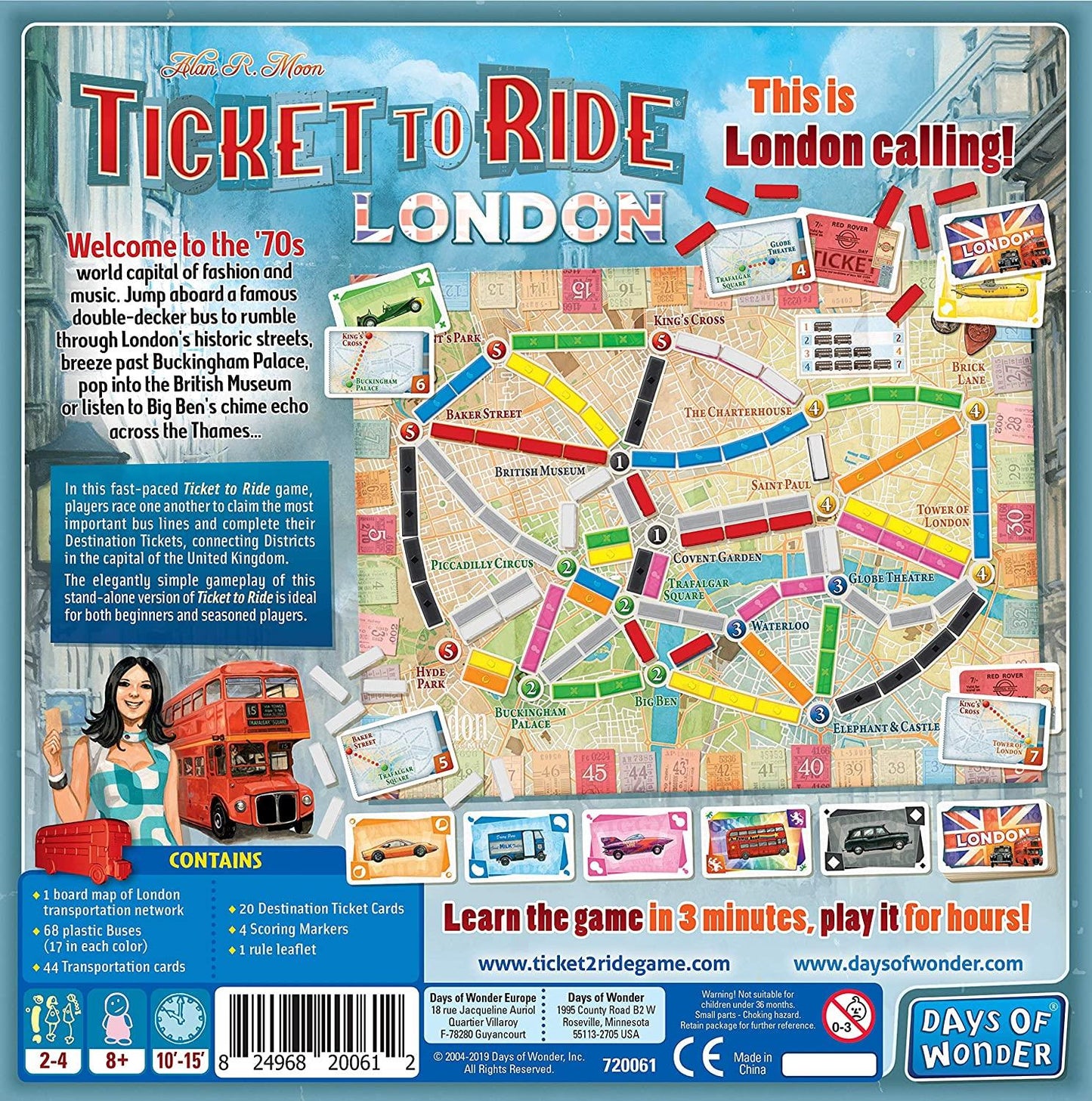 Official Ticket To Ride London Family Home Fun Lockdown Kids Toy Play Party