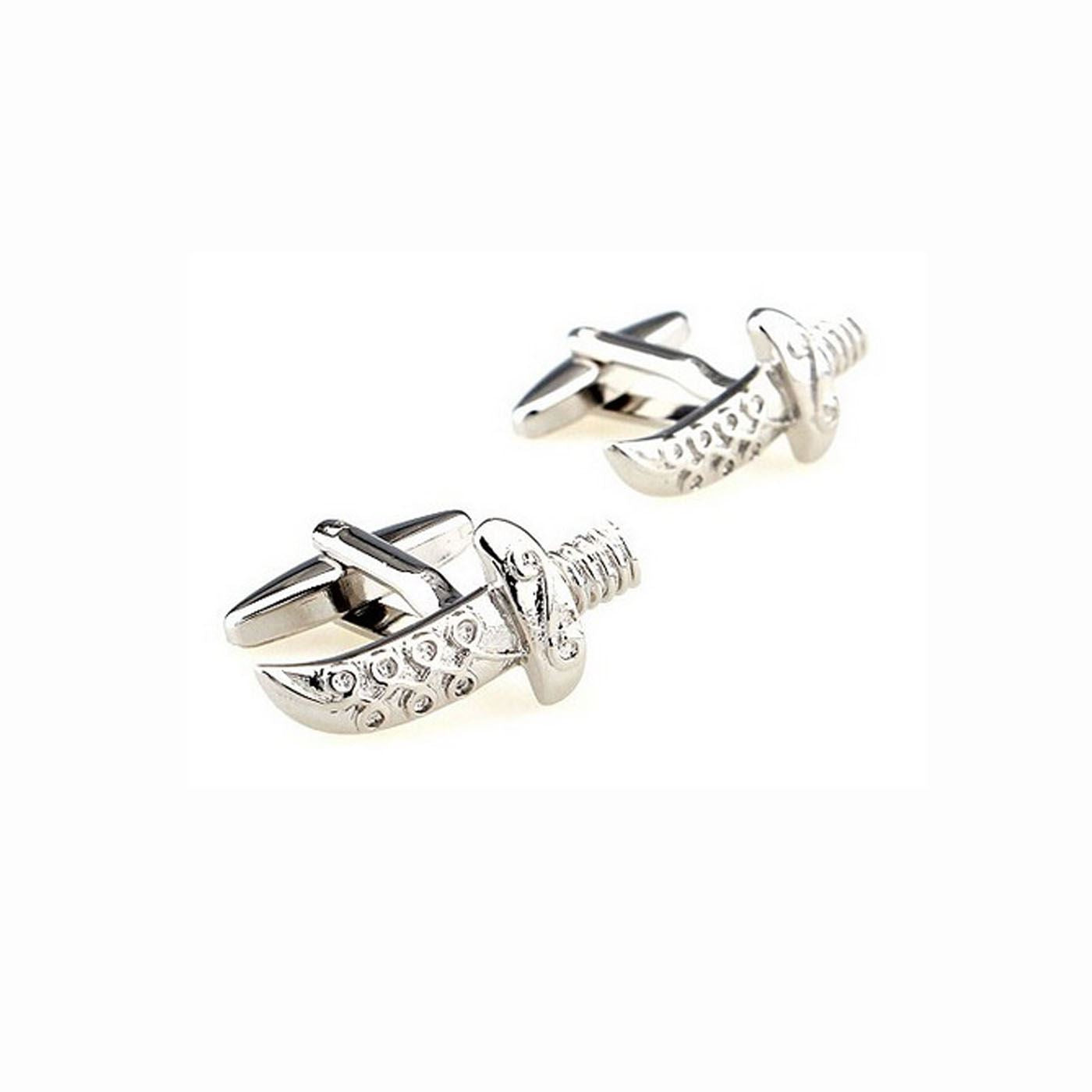 Charles William Mens Ladies Luxury Novelty Dagger Cufflinks Knife Sword Samurai
