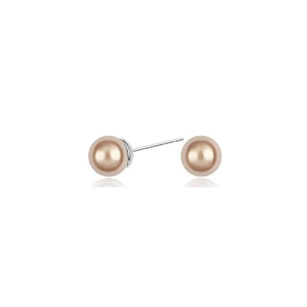 Beautiful Pearl Style Pendant Stud Earrings Gold Stone Jewellery Gift BG1614