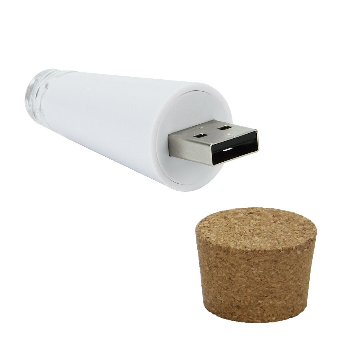 Cork Shape Rechargeable USB Bottle Light Lamp Party Fun Displays Different Colours