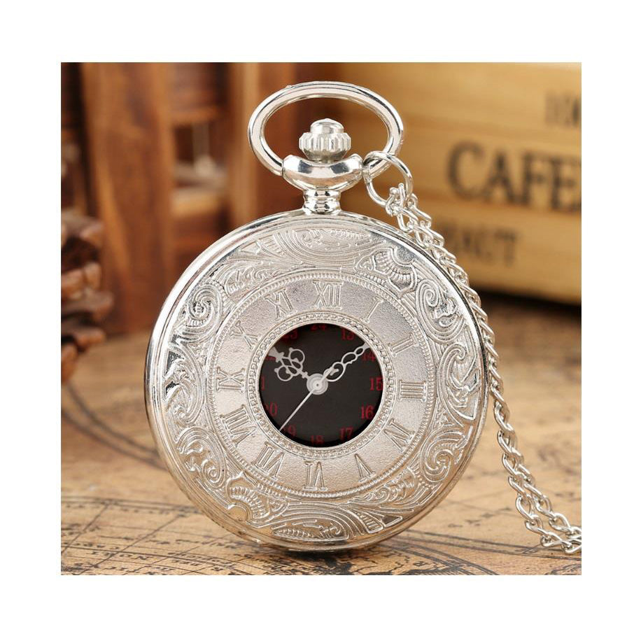 Charles William Smart Pocket Watch Wedding Groom Time Quartz Clear Display