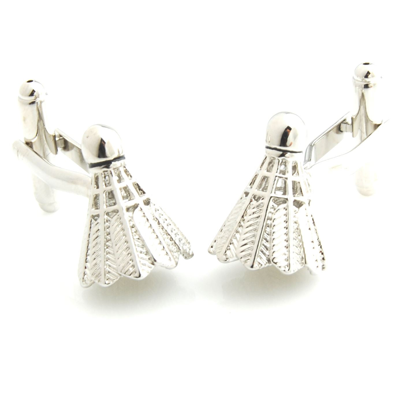 Charles William Badminton Shuttlecock Novelty Cufflinks Wedding Gift Smart Sport Net Raquet UK