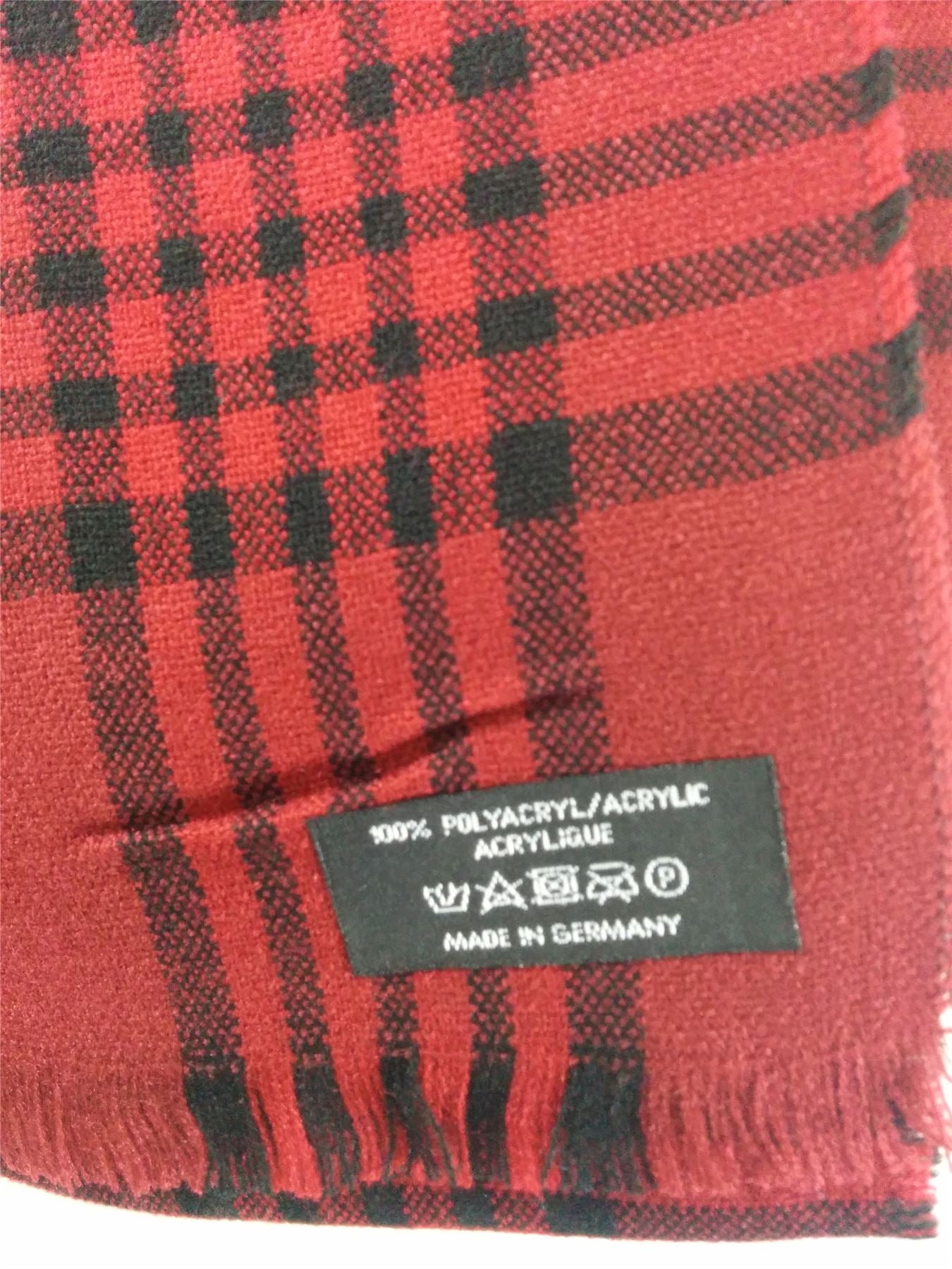 Fashion Scarf Tartan Pattern Winter Warm Men Ladies No Label UK