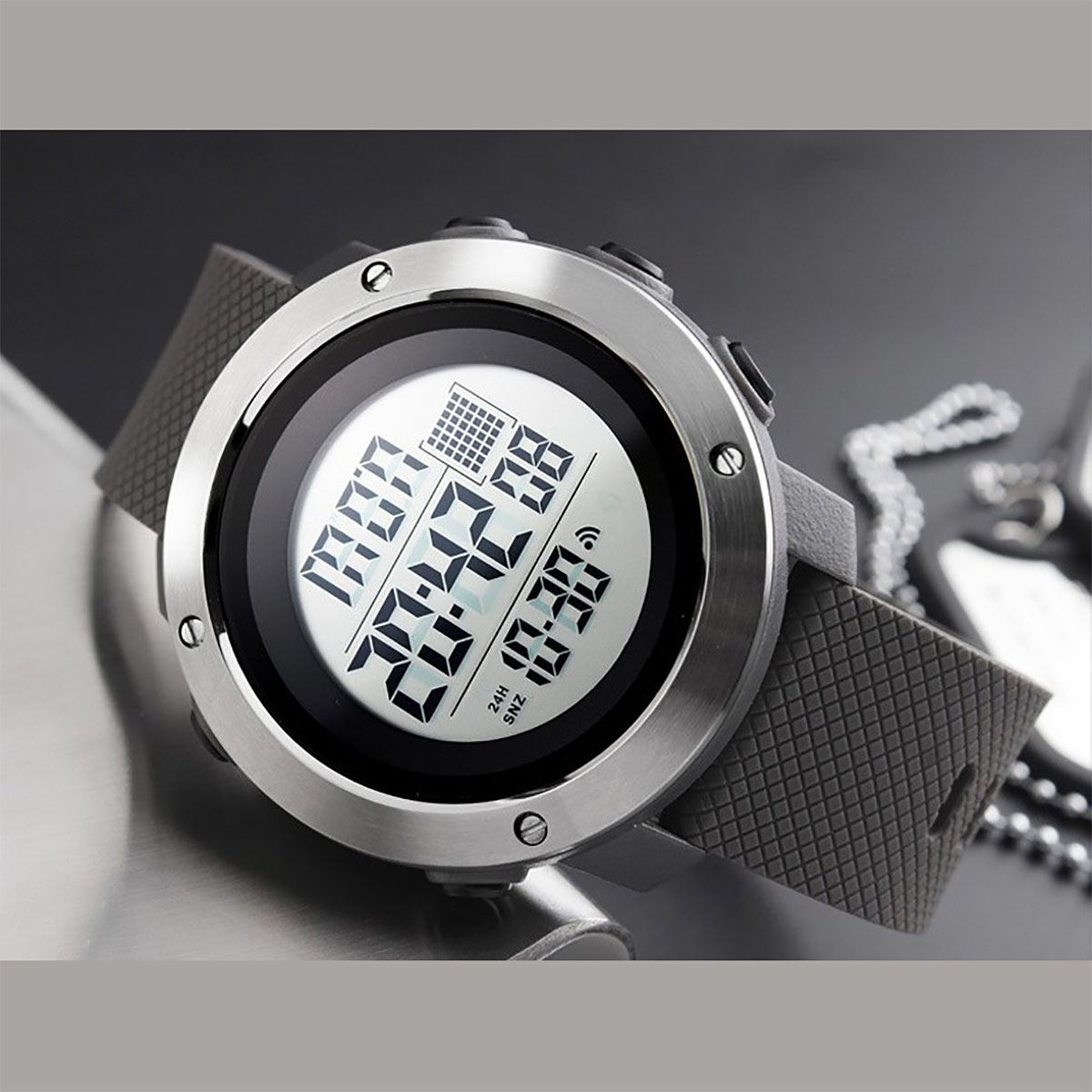 Skmei Extra Large Display Digital Watch 50m Sports Watch Stopwatch & Alarm UK 1267