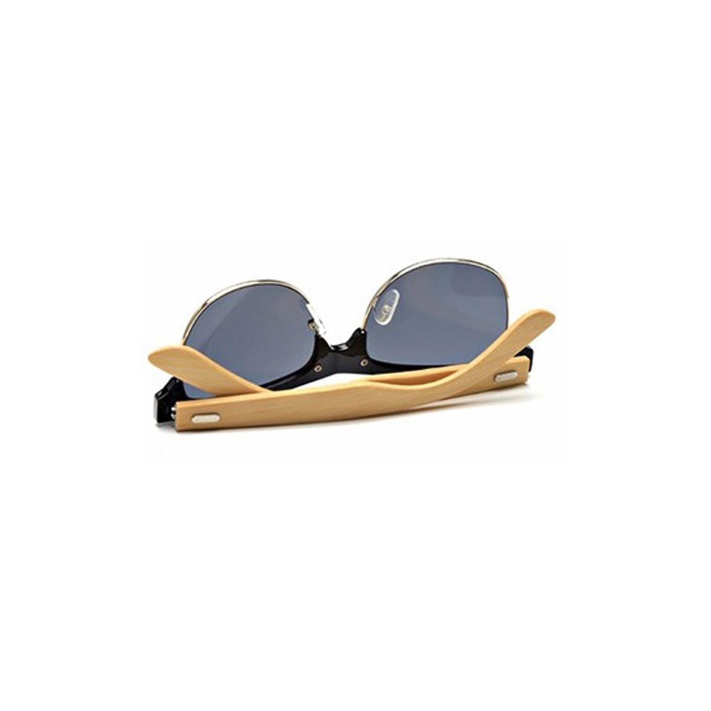 Stunning Cool Summer Sunglasses Bamboo Wood Black Beach Sun Protect Driving UK