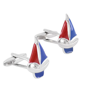 Charles William Sailing Boat Yacht Cufflinks