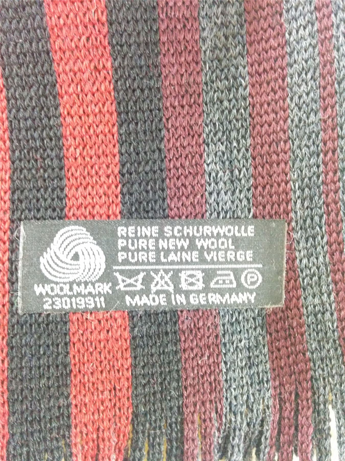 Fashion Scarf Striped Winter Warm Men Ladies No Label UK