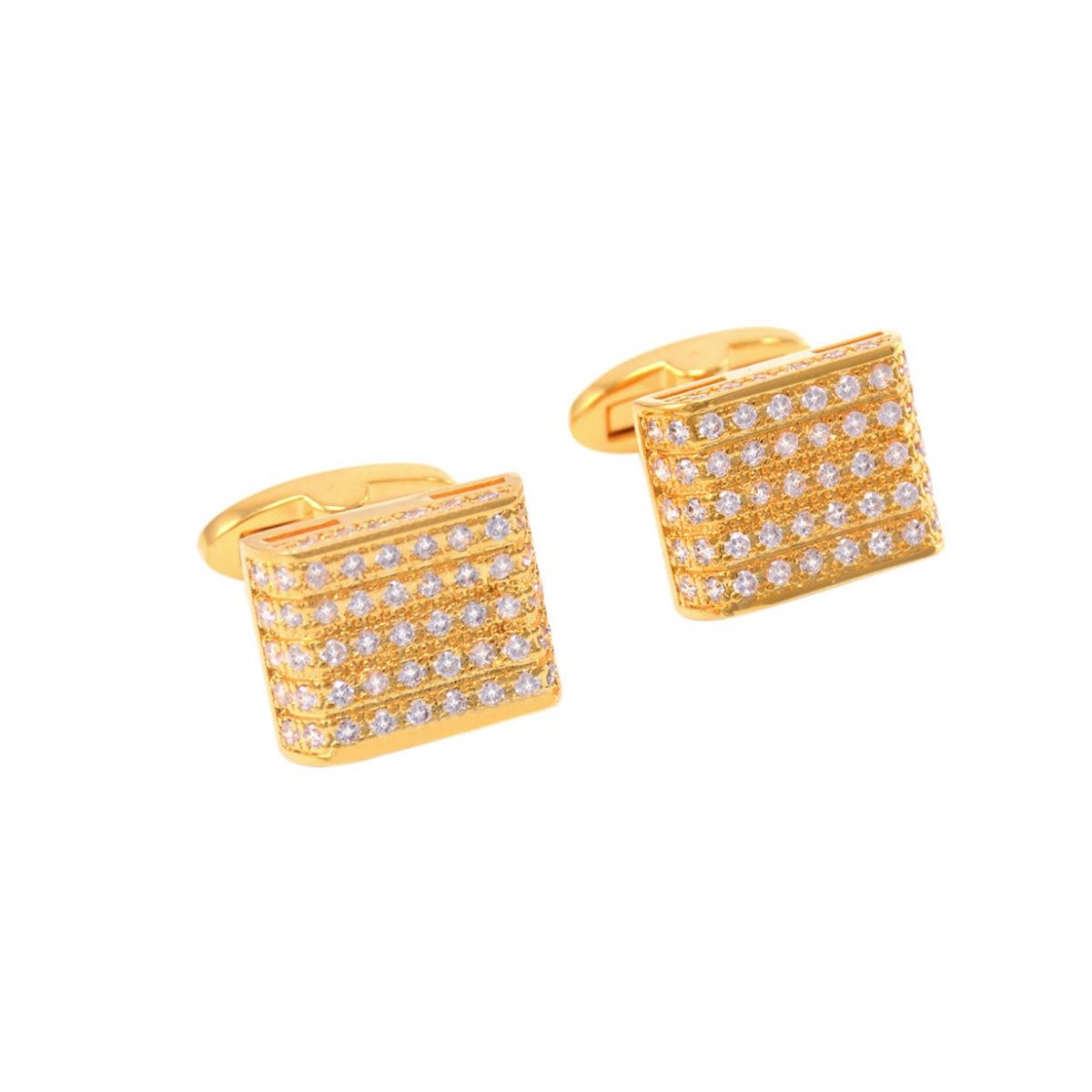 Charles William Beautiful Square Gold Cufflinks