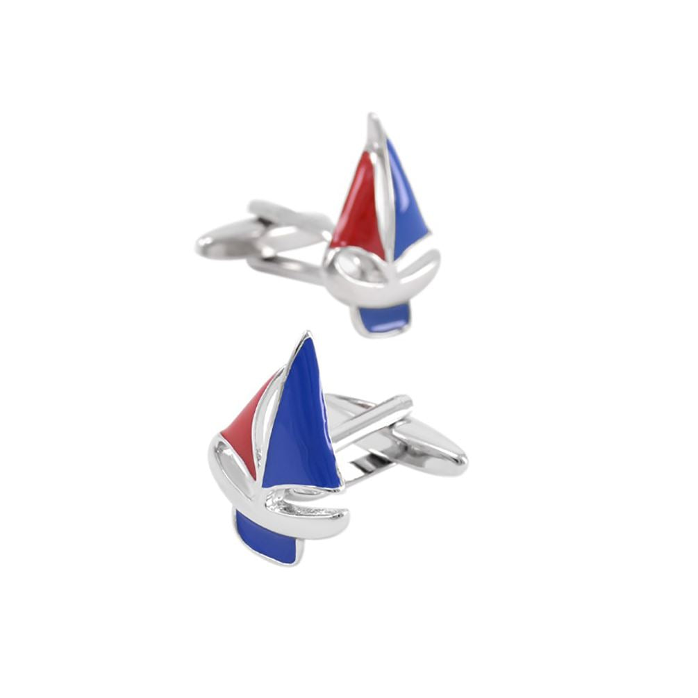 Charles William Sailing Boat Yacht Fishing Cufflinks Novelty Wedding Fun Birthday Sports