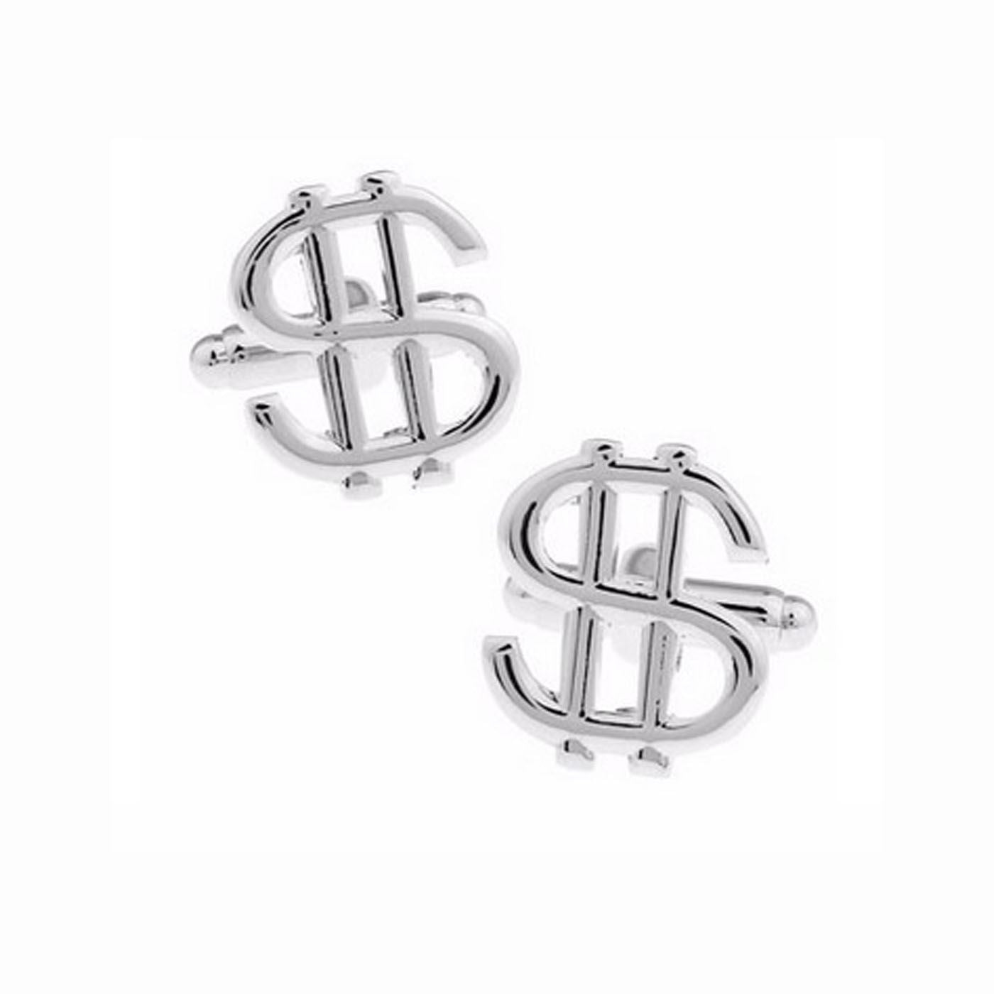 Charles William Mens Ladies Luxury Cufflinks Exclusive Dollar Bank Money Unique Gift