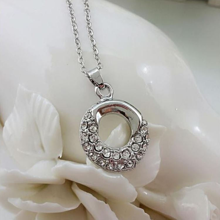 Silver Pendant Necklace Ladies Jewellery from Charles William