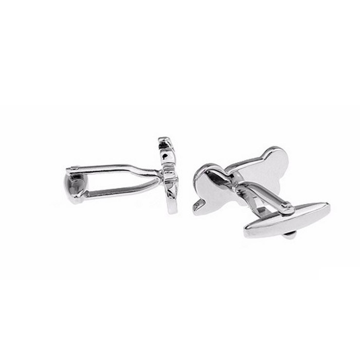 Charles William Sports Silver Motorcycle Motorbike Harley Style Racing Novelty Cufflinks