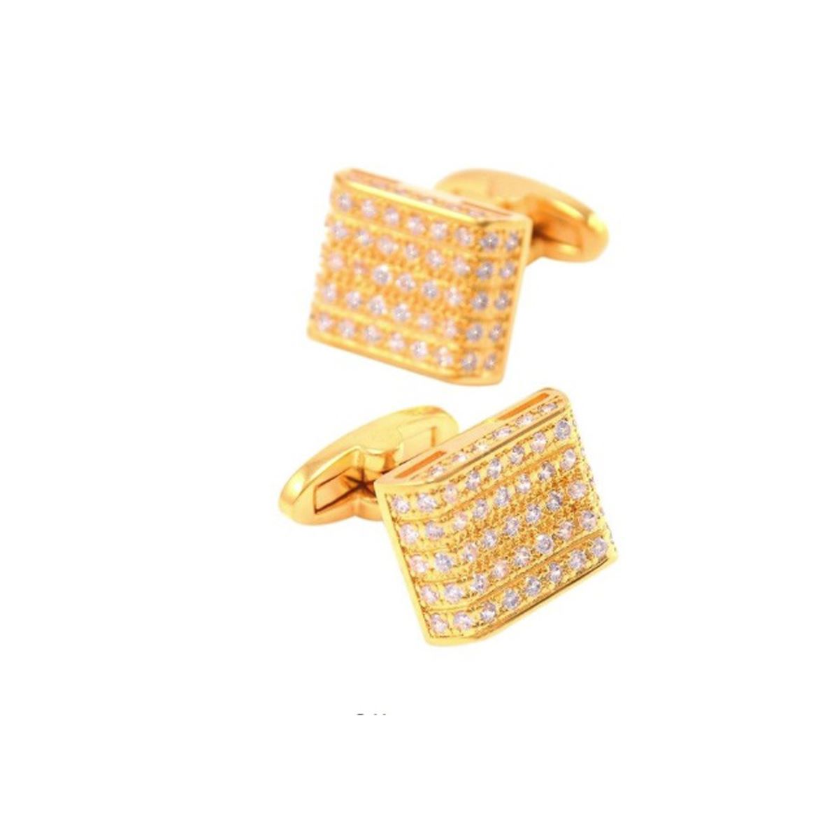 Charles William Beautiful Square Gold Cufflinks