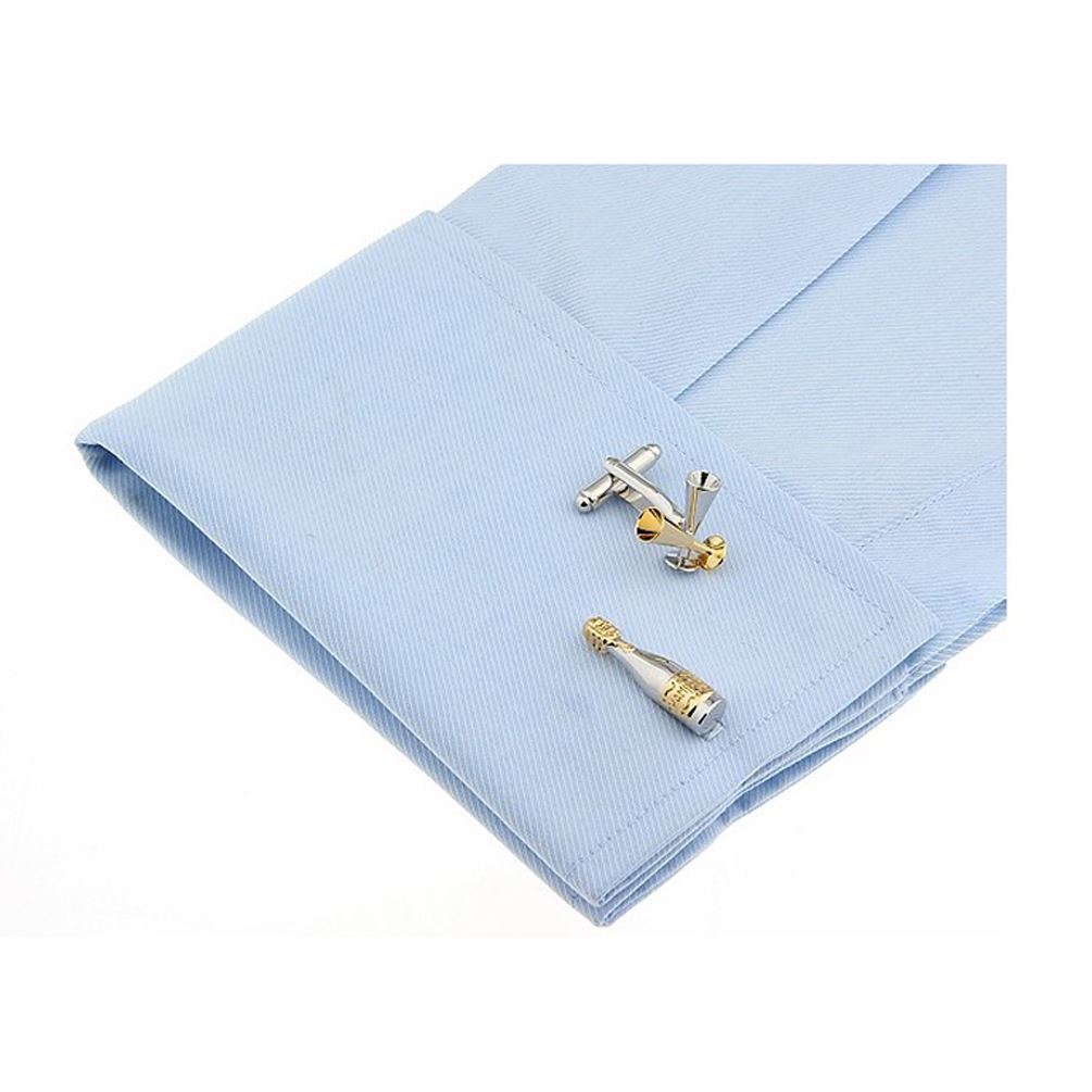 Charles William Mens Luxury Champagne Drink Wine Alcohol Restaurant Cufflinks Unique Gift