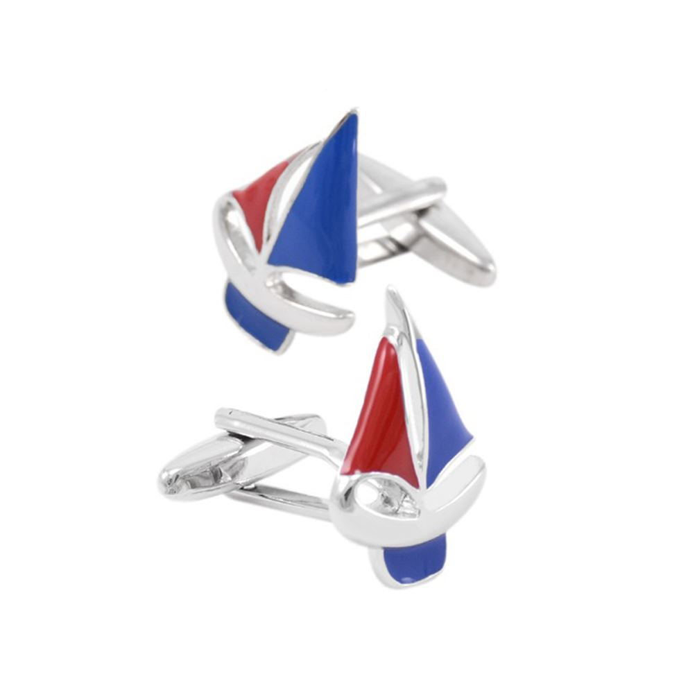 Charles William Sailing Boat Yacht Fishing Cufflinks Novelty Wedding Fun Birthday Sports