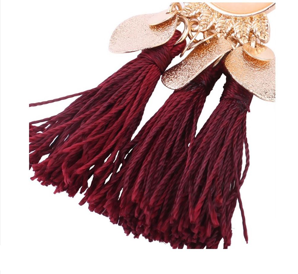 White Red Gold Drop Tassle Tassel Earrings Dress Fashion Ladies Girls Womans UK