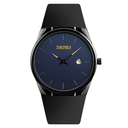 Skmei Classic Simple Clear Watch Date Display Thin Light Comfortable Blue