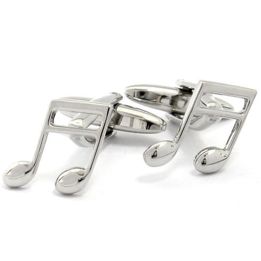 Music Note Party Novelty Cufflinks Wedding Gift Smart Musician Play Fashion UK Seller