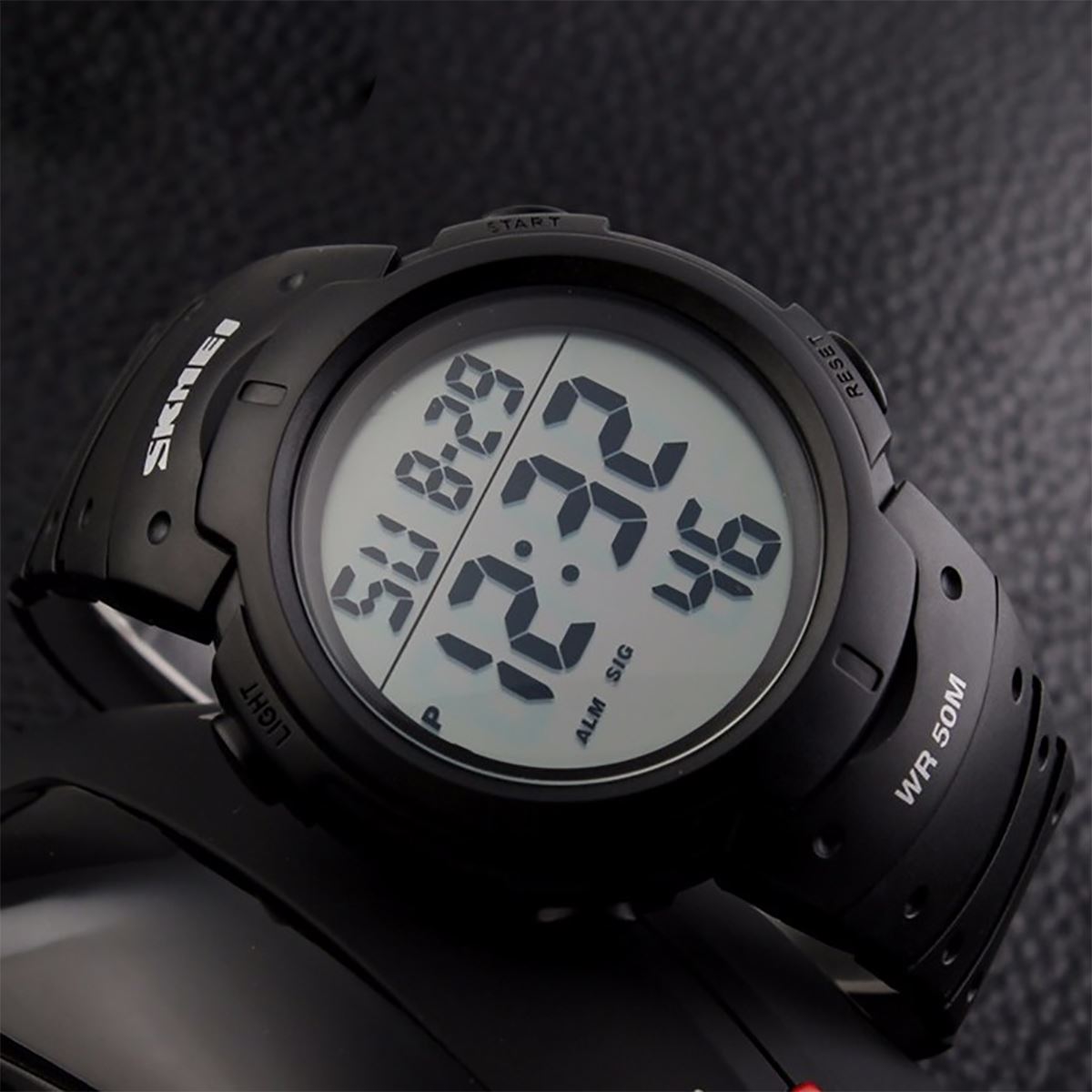 Extra large display digital wrist clearance watch