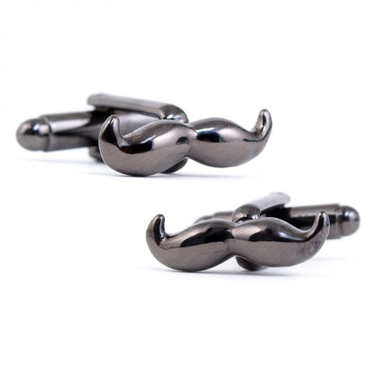 Charles William Funny Moustache Party Novelty Cufflinks Wedding Gift Smart Fashion