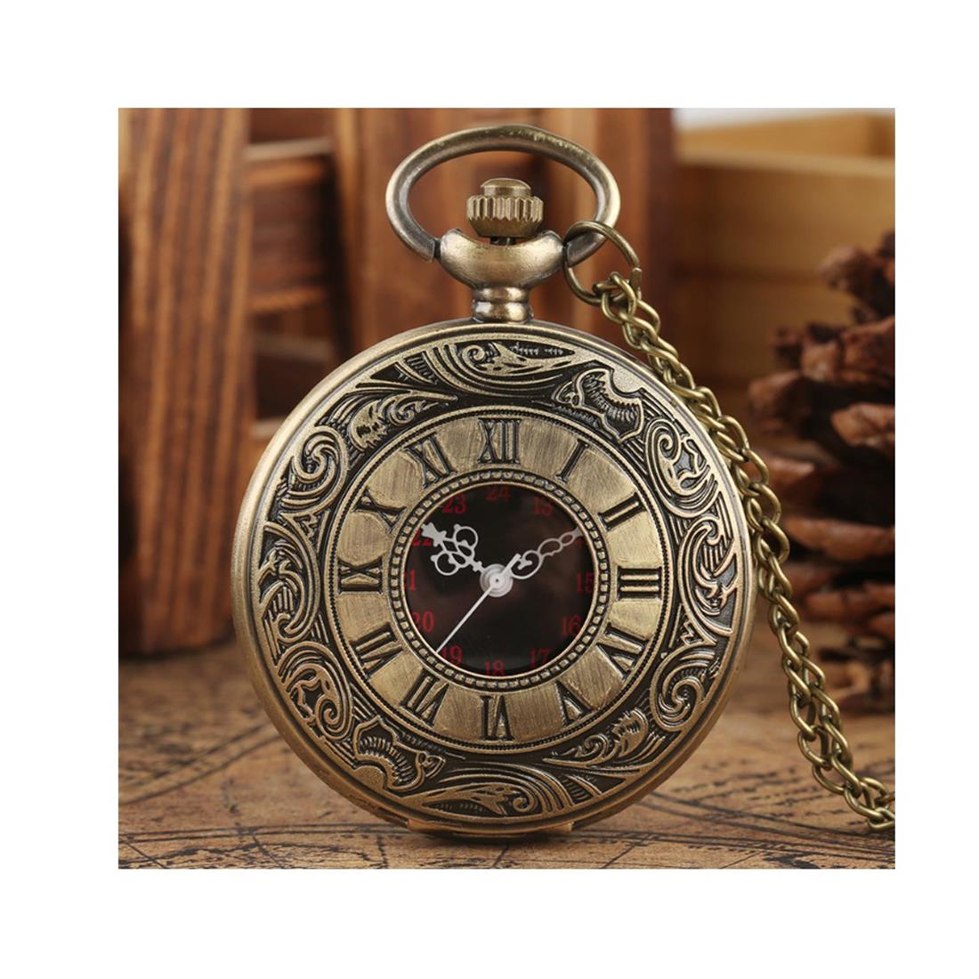 Charles William Smart Pocket Watch Wedding Groom Time Quartz Clear Display