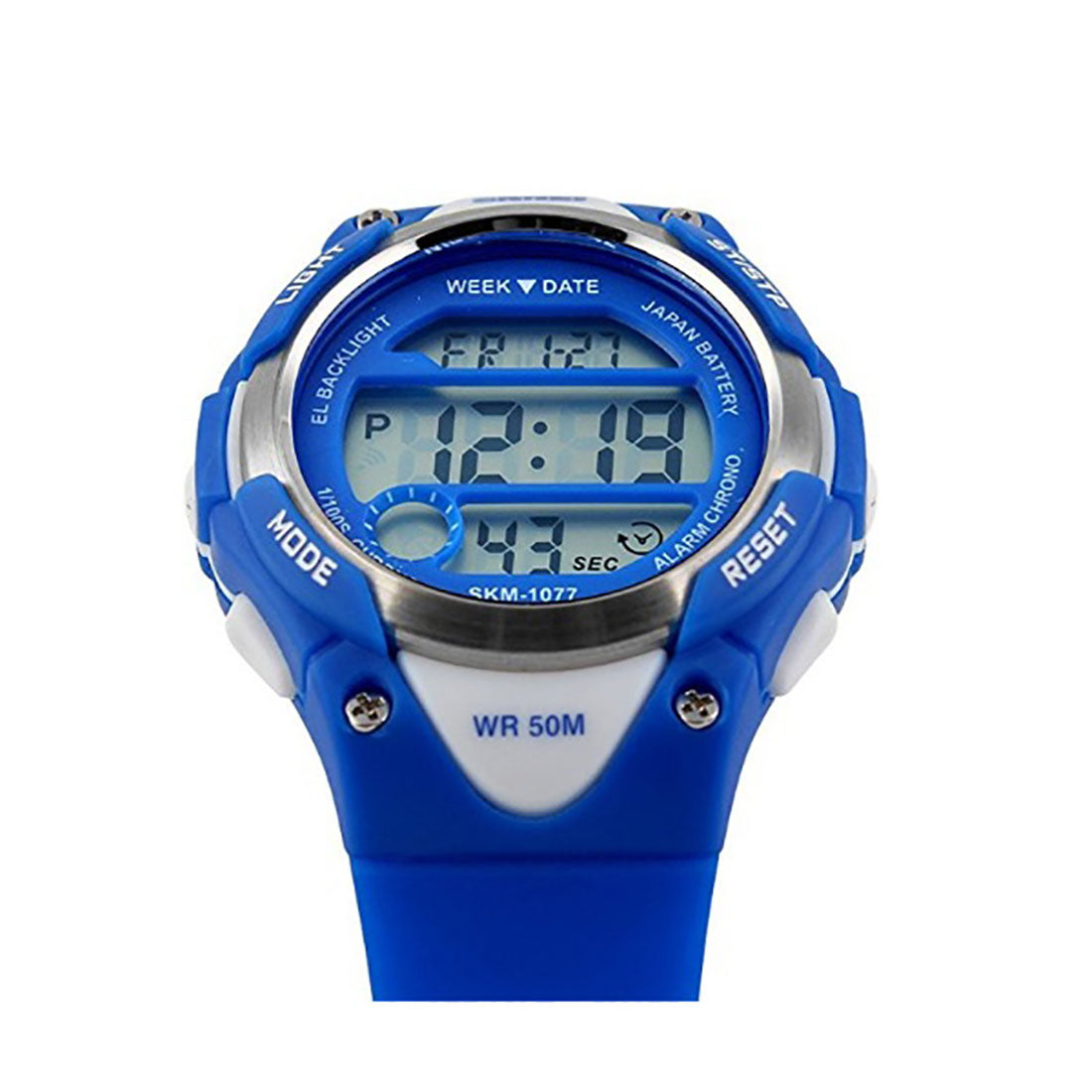 Skmei Boys And Girls Kids Pink Blue Or Black Digital Watch With Stopwatch Alarm Light Ages 6-13