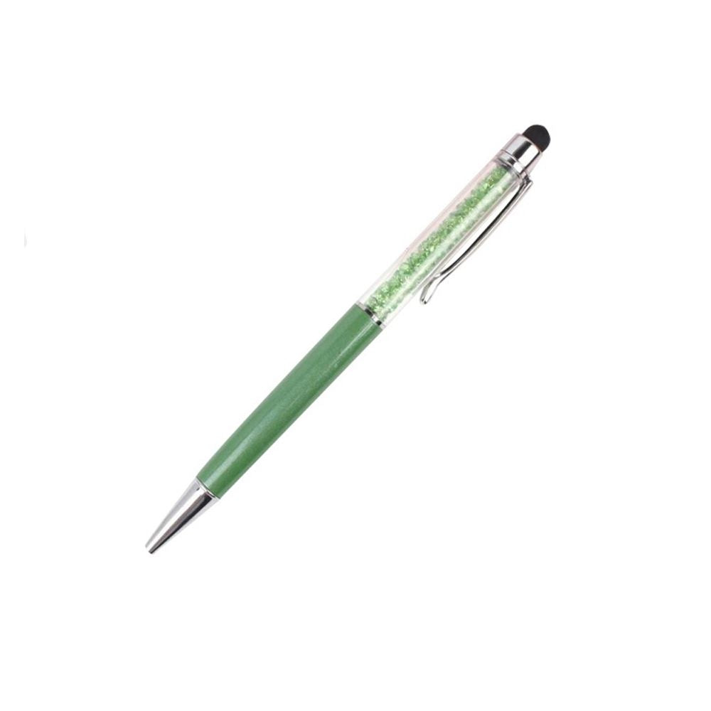 Charles William Crystal Ball Point Gift Pen Made With Real Crystal Elements & Stylus